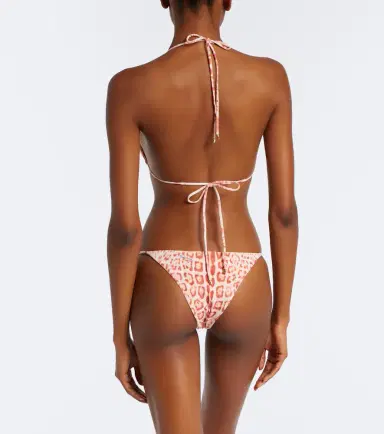 Roberto Cavalli Leopard-print triangle bikini top | Thumbnail 2