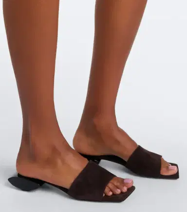 Alaïa Alaïa Ellipse suede mules | Thumbnail 6 Alaïa Alaïa Ellipse suede mules | Thumbnail 6