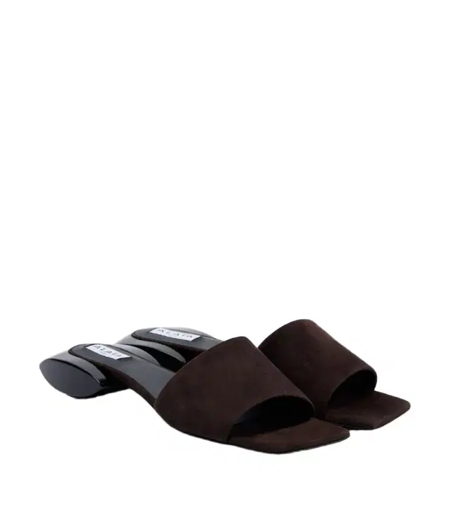 Alaia Alaïa Ellipse suede mules