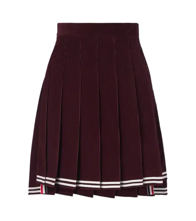Thom Browne Cotton corduroy pleated miniskirt