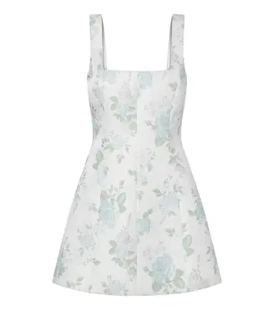 Markarian Floral lamé brocade minidress | Thumbnail 1 Markarian Floral lamé brocade minidress | Thumbnail 1