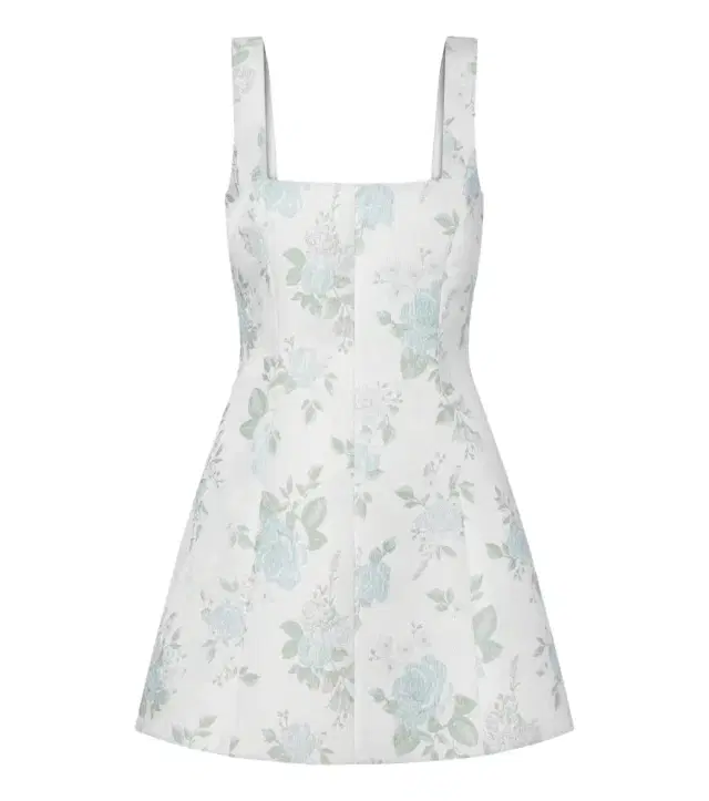 Markarian Floral lamé brocade minidress