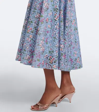 Markarian Embroidered floral bustier cocktail dress | Thumbnail 3