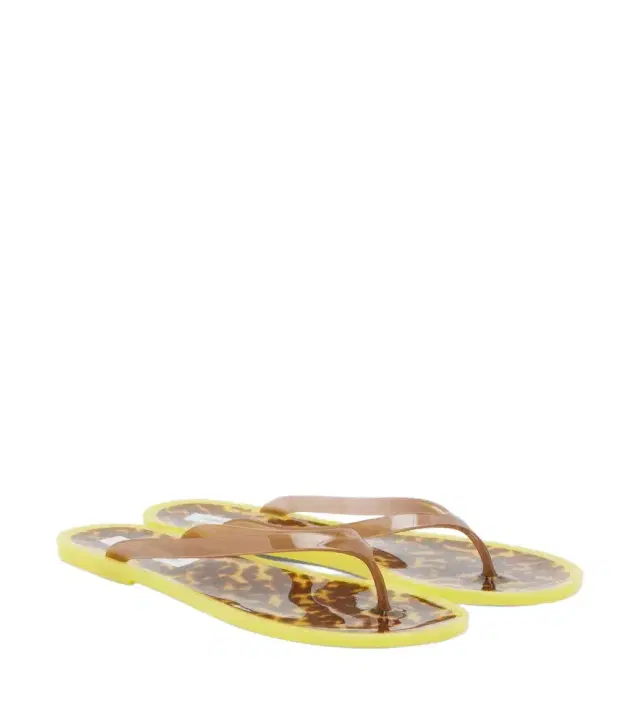 Jo leopard-print thong sandals