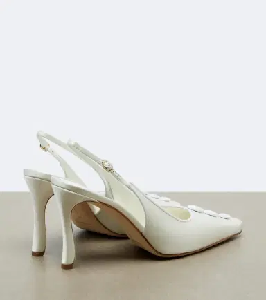 Manolo Blahnik Alexa satin slingback pumps | Thumbnail 2 Manolo Blahnik Alexa satin slingback pumps | Thumbnail 2