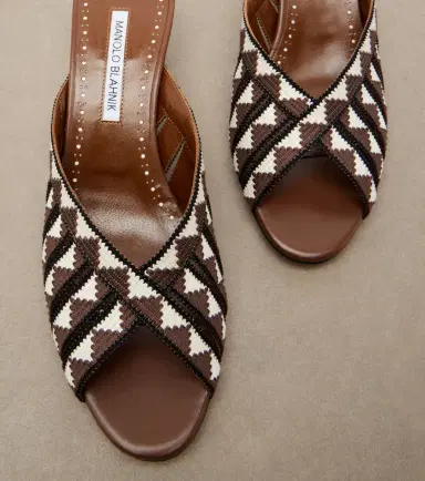 Manolo Blahnik Trofesamu knitted mules | Thumbnail 2 Manolo Blahnik Trofesamu knitted mules | Thumbnail 2