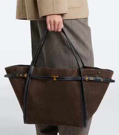 Tod's T Timeless Medium suede tote bag | Thumbnail 6