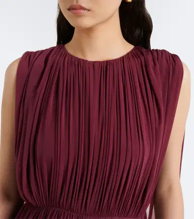 FFORME Kahlo draped jersey maxi dress | Thumbnail 3