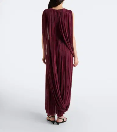 FFORME Kahlo draped jersey maxi dress | Thumbnail 4
