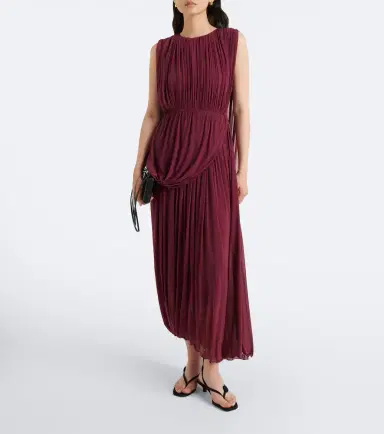 FFORME Kahlo draped jersey maxi dress | Thumbnail 6