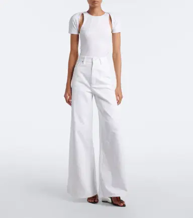 Alaïa Alaïa Wide-leg jeans | Thumbnail 3