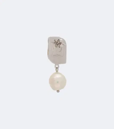 Magda Butrym Floral faux-pearl drop earrings | Thumbnail 2
