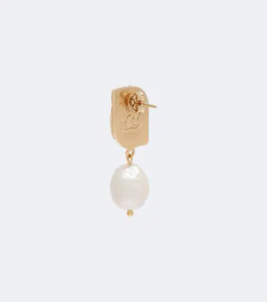 Magda Butrym Floral faux-pearl drop earrings | Thumbnail 4