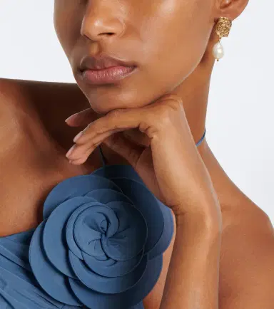 Magda Butrym Floral faux-pearl drop earrings | Thumbnail 6