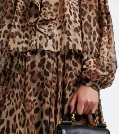Dolce & Gabbana Leopard-print tie-neck silk blouse | Thumbnail 6 Dolce & Gabbana Leopard-print tie-neck silk blouse | Thumbnail 6