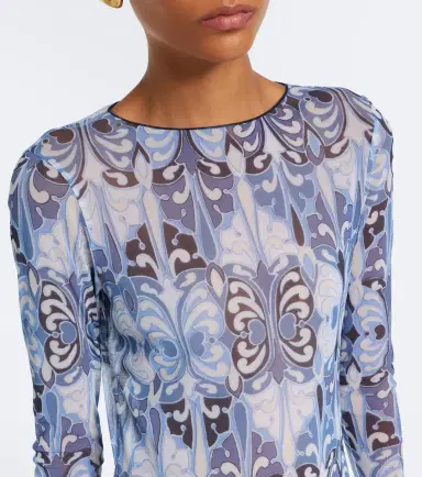 La DoubleJ Slinky Swing printed midi dress | Thumbnail 3