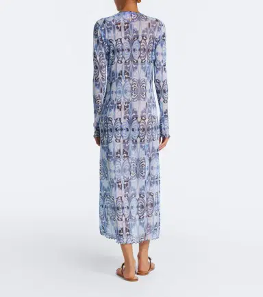 La DoubleJ Slinky Swing printed midi dress | Thumbnail 5