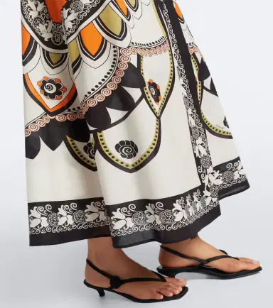 La DoubleJ Sarong printed cotton muslin wrap skirt | Thumbnail 6 La DoubleJ Sarong printed cotton muslin wrap skirt | Thumbnail 6