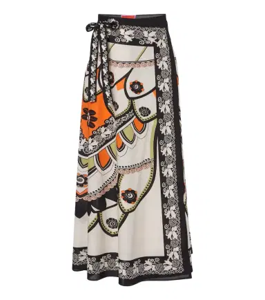 La DoubleJ Sarong printed cotton muslin wrap skirt | Thumbnail 1 La DoubleJ Sarong printed cotton muslin wrap skirt | Thumbnail 1