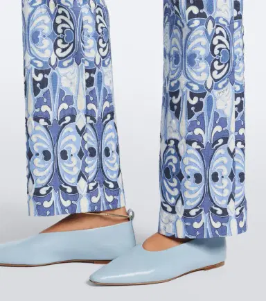 La DoubleJ 24/7 printed cotton straight pants | Thumbnail 2