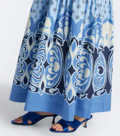 La DoubleJ Artemis printed cotton poplin maxi dress | Thumbnail 5 La DoubleJ Artemis printed cotton poplin maxi dress | Thumbnail 5