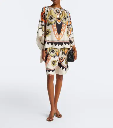 La DoubleJ Printed silk twill Bermuda shorts | Thumbnail 5 La DoubleJ Printed silk twill Bermuda shorts | Thumbnail 5