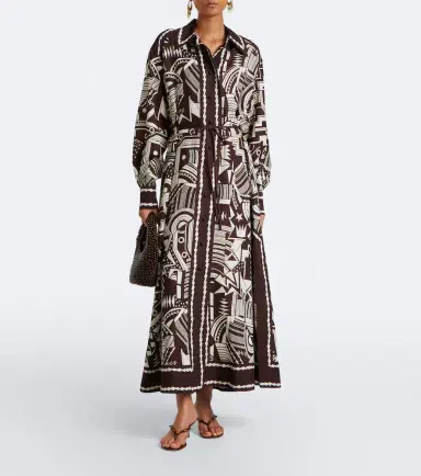 ALÉMAIS Alémais Lori printed shirt dress | Thumbnail 3