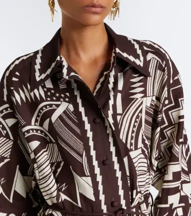 ALÉMAIS Alémais Lori printed shirt dress | Thumbnail 6