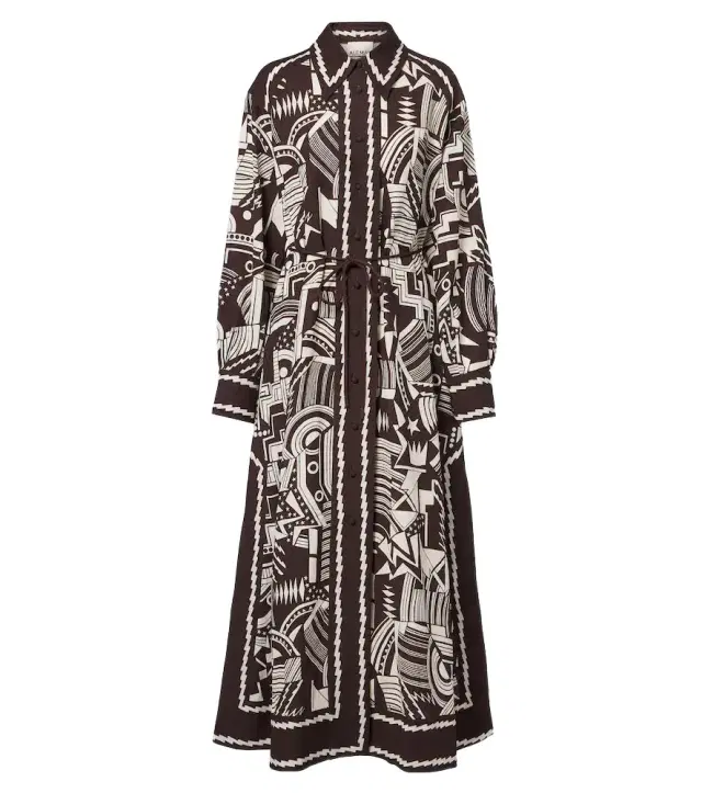 Alemais Alémais Lori printed shirt dress