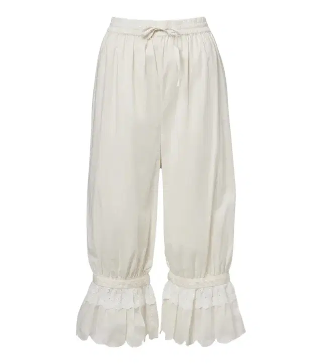 Staud Renzo embroidered cotton voile pants
