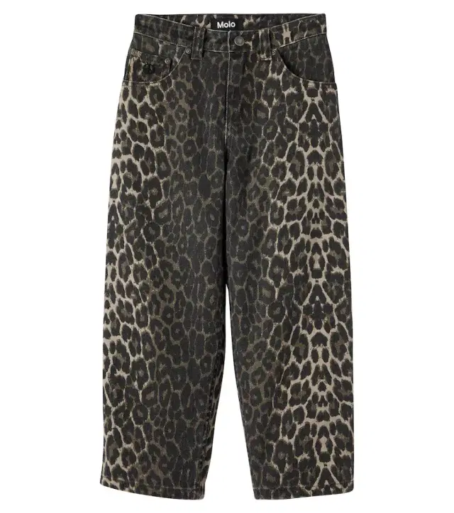Molo Aska leopard-print jeans