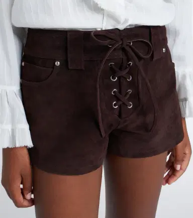 Staud Geo suede shorts | Thumbnail 2