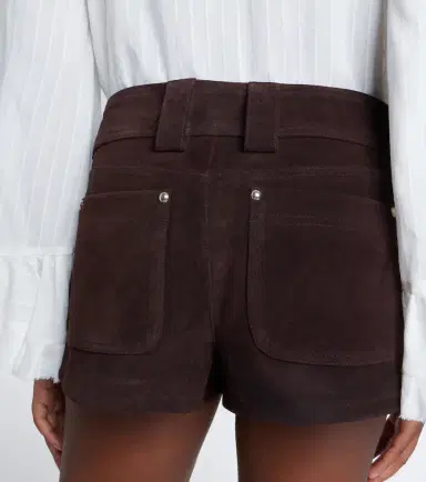 Staud Geo suede shorts | Thumbnail 4
