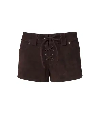 Staud Geo suede shorts | Thumbnail 1