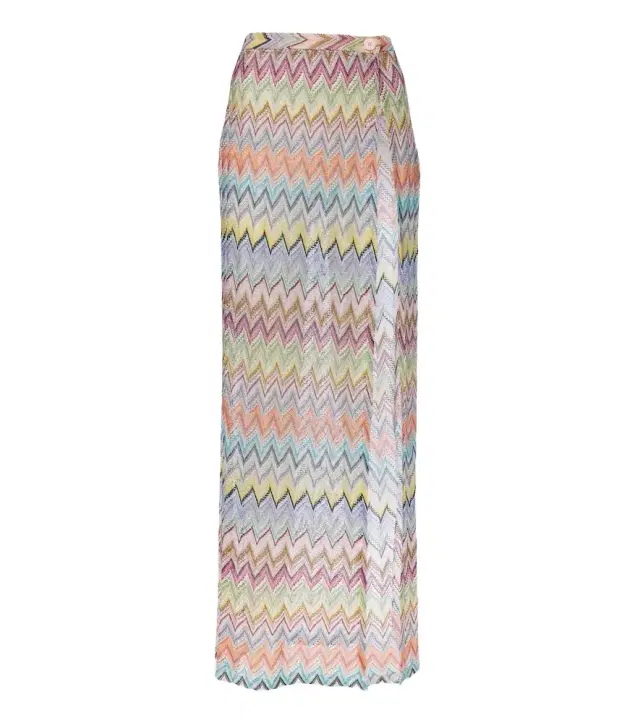 Missoni Zigzag lamé beach cover-up