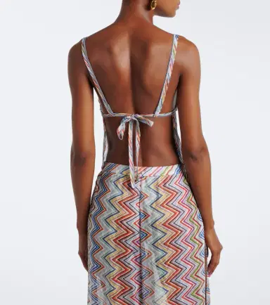Missoni Zigzag open-back top | Thumbnail 3