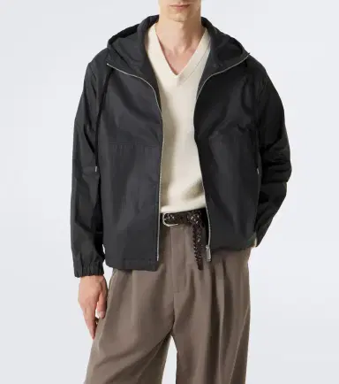 Studio Nicholson Hooded cotton jacket | Thumbnail 6