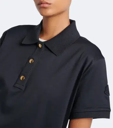 Moncler Cotton jersey polo shirt | Thumbnail 4 Moncler Cotton jersey polo shirt | Thumbnail 4