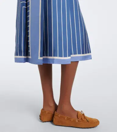 Tod's Striped silk midi skirt | Thumbnail 5 Tod's Striped silk midi skirt | Thumbnail 5