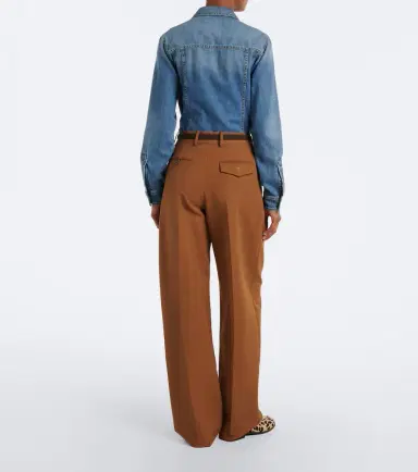Tod's Cotton wide-leg pants | Thumbnail 2 Tod's Cotton wide-leg pants | Thumbnail 2