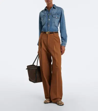 Tod's Cotton wide-leg pants | Thumbnail 5 Tod's Cotton wide-leg pants | Thumbnail 5
