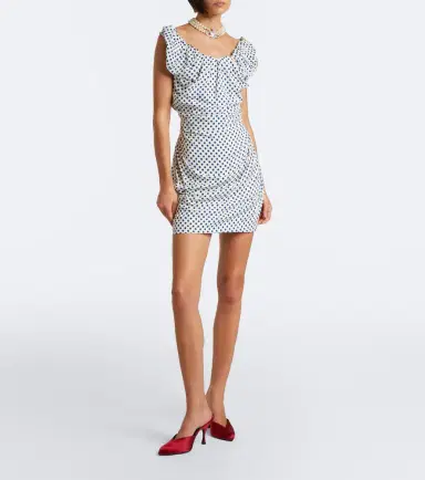 Vivienne Westwood Ginnie Amber draped polka-dot minidress | Thumbnail 3 Vivienne Westwood Ginnie Amber draped polka-dot minidress | Thumbnail 3