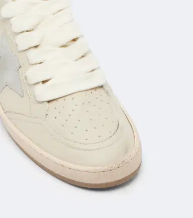 Golden Goose Ball Star suede-trimmed leather sneakers | Thumbnail 3 Golden Goose Ball Star suede-trimmed leather sneakers | Thumbnail 3