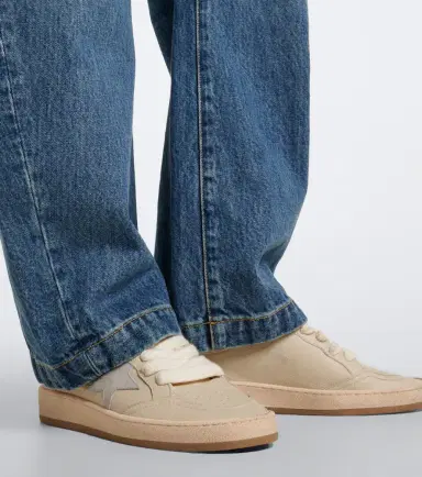 Golden Goose Ball Star suede-trimmed leather sneakers | Thumbnail 5 Golden Goose Ball Star suede-trimmed leather sneakers | Thumbnail 5