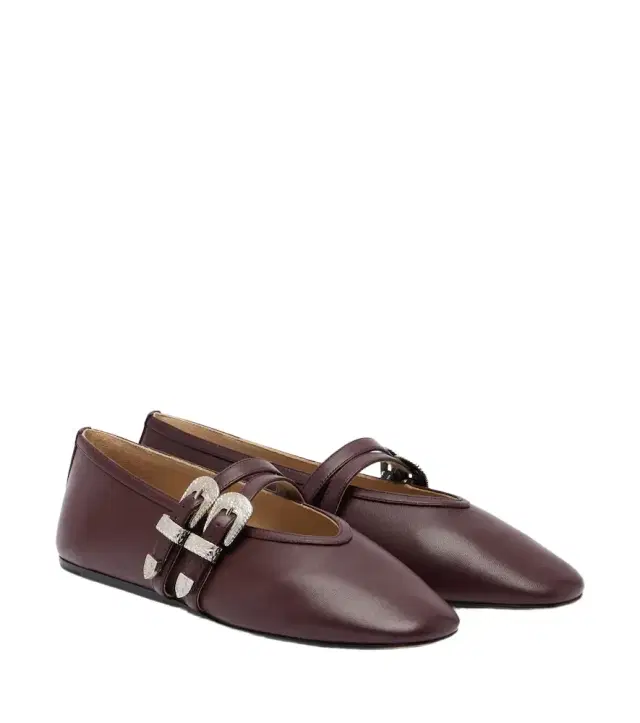 Le Monde Beryl Le Monde Béryl Claudia leather Mary Jane flats