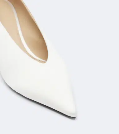 Le Monde Béryl Le Monde Béryl Babouche satin pumps | Thumbnail 2