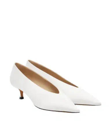 Le Monde Béryl Le Monde Béryl Babouche satin pumps | Thumbnail 1