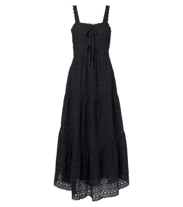 Ulla Johnson Constance broderie anglaise cotton midi dress