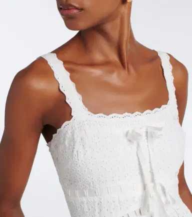 Ulla Johnson Constance broderie anglaise midi dress | Thumbnail 3 Ulla Johnson Constance broderie anglaise midi dress | Thumbnail 3