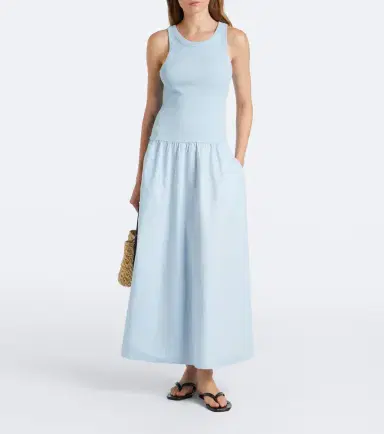 Velvet Romilly cotton-blend maxi dress | Thumbnail 3